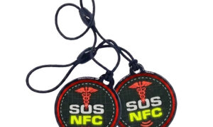 LACCETTO ZIP TAG NFC RESINATO